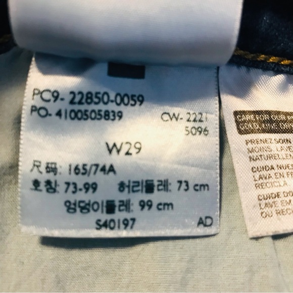 Levi's 721 High Rise Skinny Ankle Jeans Women’s Size 29 8 - Picture 6 of 6